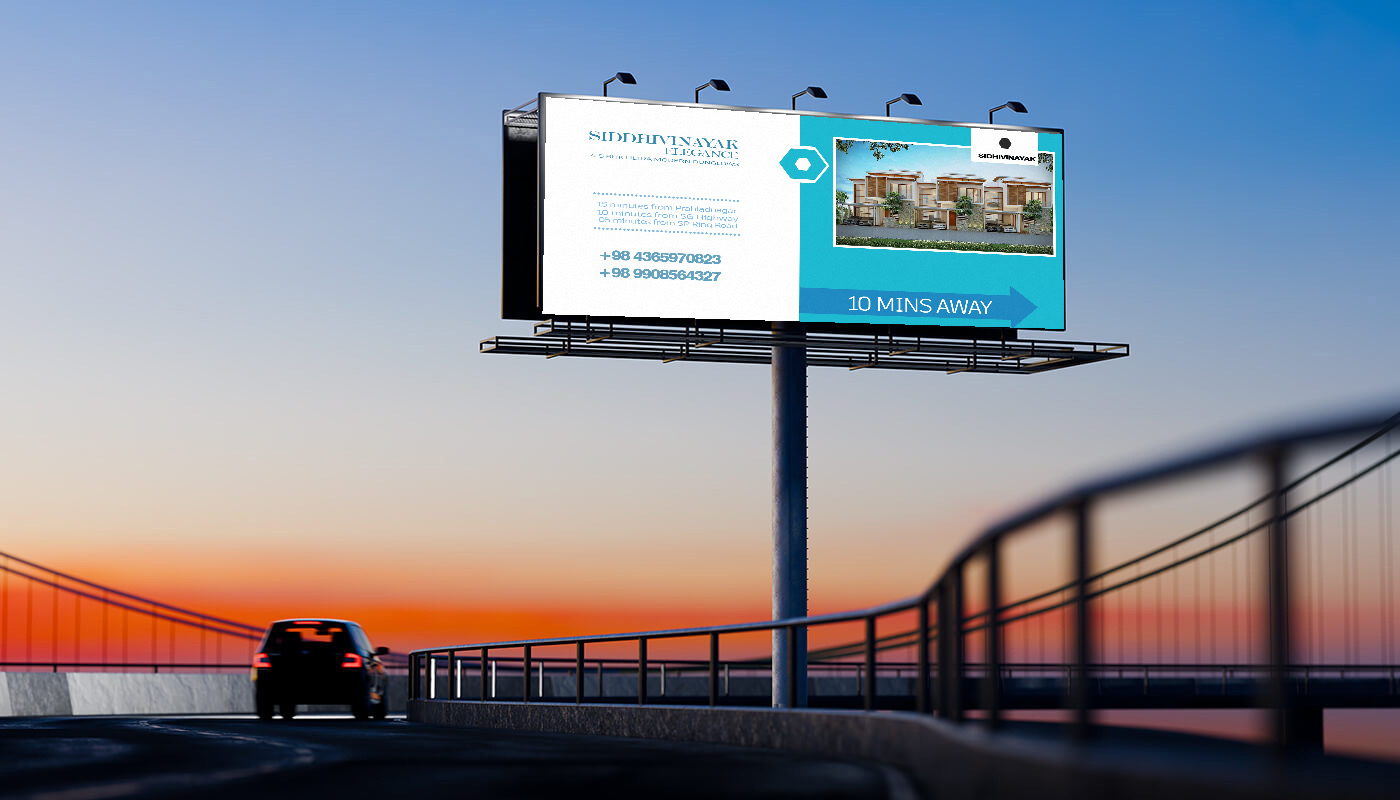 An out door LED display